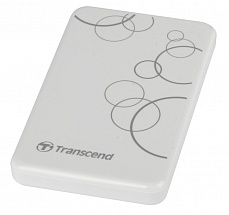 Внешний жесткий диск 1Tb Transcend TS1TSJ25A3W 2.5" USB 3.0 <White, Retail>
