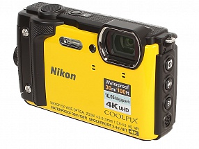 Фотоаппарат Nikon Coolpix W300 Yellow  16.0Mp, 5x zoom, 3.0", SDXC, Влагозащитная, Ударопрочная  (водонепроницаемый 30 метров)