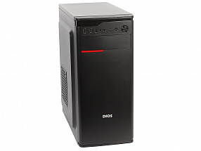 Корпус Sunpro DIOS III, ATX, 450Вт, черный, 3x USB2.0 , ДхШхВ: 398*196*423мм, 20+4-Pin, 4-Pin, 3*SATA, 2*MOLEX, FDD