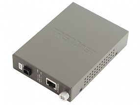 Медиаконвертер TRENDnet TFC-110MM Многомодовый оптоволоконный медиа-конвертер с оптическим портом 100Base-FX разъём MT-RJ, поддерживающим работу на ра