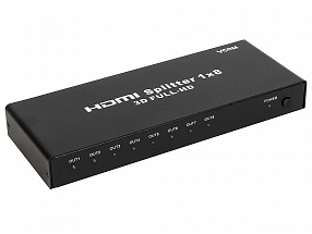 Разветвитель HDMI Splitter 1 to 8 VCOM  VDS8048D  \DD418A 3D Full-HD 1.4v, каскадируемый HDP108