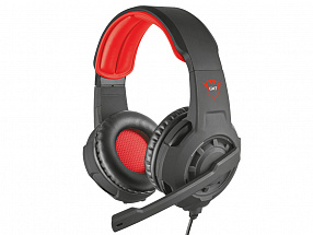 Гарнитура TRUST GXT 310 black red (Настройка микрофона и длины оголовья,Кабель1 м,Mini-jack 3.5 мм)