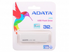 Внешний накопитель 32GB USB Drive ADATA USB 2.0 UV110 белая AUV110-32G-RWH