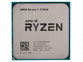 Процессор AMD Ryzen 7 2700X OEM  105W, 8C/16T, 4.35Gh(Max), 20MB(L2+L3), AM4  (YD270XBGM88AF)
