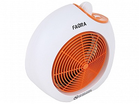 Тепловентилятор Neoclima FH-10 FAURA оранжевый, спиральный, 2 ступени мощности 1,0/2,0 кВт., вентиляция без нагрева, защита от перегрева