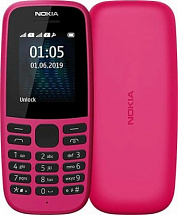 Мобильный телефон Nokia 105 DS Pink TA-1174