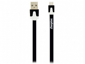 Кабель Energizer microUSB (кабель USB на microUSB ,длина 1м) Черный CMCBK2 