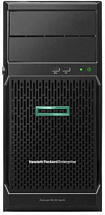 Сервер HPE Proliant ML30 Gen10, E-2124, 1x8GB, No HDD (4/6x3.5 HotPlug), S100i (RAID 1/1/10/5), No ODD, 2x1GbE, iLO std, 1x350W, Tower, 3-1-1 Warranty