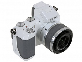 Фотоаппарат Nikon 1 V2 White + 10-30 VR <15.1Mp, 3", 1080P> (сменная оптика)