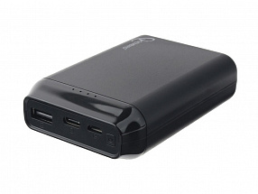 Портативный аккумулятор Gembird GPB-100, 5000мА/ч,  USB, type-c, 2.1A, черный