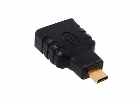 Переходник HDMI-microHDMI Gembird, 19F/19M, золотые разъемы, пакет  A-HDMI-FD 