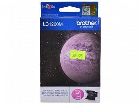 Картридж струйный Brother LC1220M пурпурный для DCP-J525W/MFC-J430W/MFC-J825DW (300 стр)