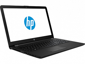 Ноутбук HP 15-bs184ur <3RQ40EA> Pentium 4417U (2.3)/4Gb/128GB SSD/15.6" HD/Int: Intel HD 610/No ODD/Win10 (Jet Black)