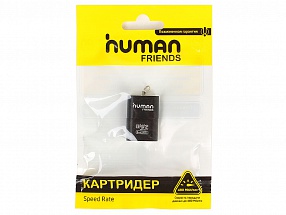 Картридер Human Friends Speed Rate Futuric Black. Металлический корпус. Поддержка карт: MicroSD, T-Flash, Futuric Black