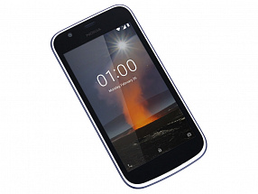 Смартфон Nokia 1 DS DARK BLUE TA-1047 Qualcomm MTK 6737/4.5" (854x480)/3G/4G/1Gb/8Gb/5Mp+2Mp/Android 8.0