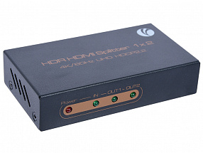 Разветвитель HDMI Spliitter 1= 2  2.0v, 4K/60Hz, VCOM  DD422  