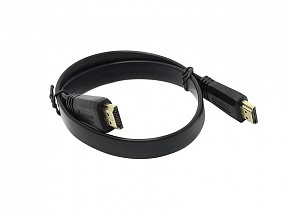 Кабель 5bites APC-185-05A HDMI M / HDMI M V1.4b, 0.5м, высокоскоростной, ethernet+3D, зол.разъемы, плоский 