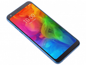 Смартфон LG Q7 LMQ610NM Blue 32Gb Qualcomm MTK 6750, 1.5 ГГц/5.5" (2160 x1080)/3G/4G/13Mp+8Mp/Android 8.1