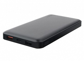 Портативный аккумулятор Gembird GPB-103, 10000мА/ч,USB1: QC, USB2: 2.1A, черный