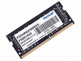 Память SO-DIMM DDR4 8Gb (pc-19200) 2400MHz Patriot  CL17 DRx8 Rtl PSD48G240082S