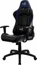 Игровое кресло Aerocool AC100 AIR Black Blue , черно-синее, до 150 кг, ШxДxВ : 69x70x121-131см, газлифт класс 3 до 100 мм, механизм "Бабочка"