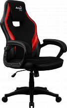 Игровое кресло Aerocool AERO 2 Alpha Black Red , черно-красное, до 150 кг, ШxДxВ : 64x67x111-119см, газлифт класс 4 до 100 мм, механизм "Бабочка"