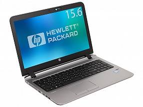 Ноутбук HP ProBook 450 <P4P54EA> i5-6200U (2.3)/4Gb/500Gb/15.6"HD AG/Int:Intel HD 520/DVD-SM/BT/Cam HD/FPR/Win7Pro + Win10Pro