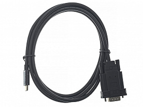 Кабель-адаптер USB 3.1 Type-Cm -- VGA(M) 1080@60Hz, 1.8M VCOM  CU421C-1.8M 