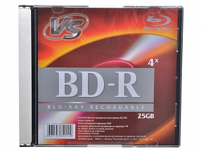 Диск Blu-Ray VS BD-R  4x   25 GB  Slim