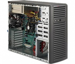 Корпус Supermicro CSE-732I-R500B Mid-Tower chassis, up 4x3.5 Cabled, 2 x 5.25 drive bay, PS 2x500W (RPS), support motherboard E-ATX;
