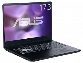 Ноутбук Asus FX705GD-EW117T i5-8300H (2.3)/6G/1T+128G SSD/17.3" FHD AG IPS/NV GTX1050 2G/noODD/BT/Win10 Black
