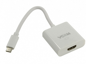 Кабель-адаптер USB 3.1 Type-Cm -- HDMI A(f) 3840х2160@30HZ, 10Gbps , 0,15m VCOM  CU423  