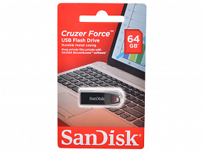 Внешний накопитель 64GB USB Drive  USB 2.0  SanDisk Cruzer Force (SDCZ71-064G-B35)