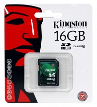 Карта памяти SDHC 16Gb Kingston Video Class10 (SD10V/16GB)