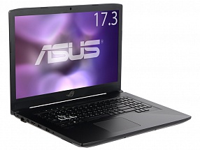 Ноутбук Asus GL703GE-GC101T i7-8750H (2.2)/8G/1T+128G SSD/17.3"FHD AG IPS/NV GTX1050Ti 4G/noODD/BT/Win10 Black, Metal
