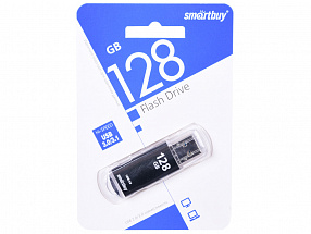 Внешний накопитель 128Gb USB Drive  USB3.0  Smartbuy V-Cut Black (SB128GBVC-K3)