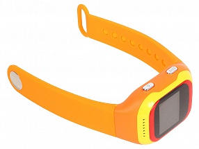 Умные часы детские GiNZZU® GZ-501 orange 0.98"/Геолокация по WI-FI/GPS/LBS/Гео-зоны/Кнопка SOS/micro-SIM