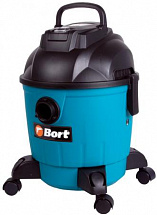 Пылесос для сухой и влажной уборки Bort BSS-1218, 1200 Вт., пылесборник 18 л., чёрный синий